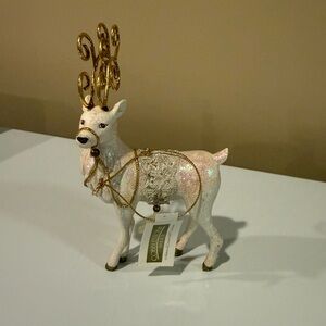 Katherine's Collection Gold and White Reindeer Decor